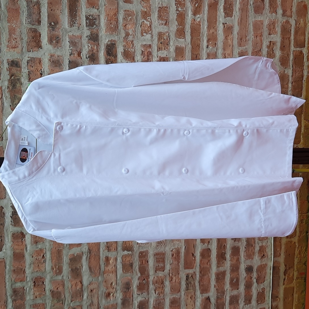 100% Cotton Chef Shirt NWOT
